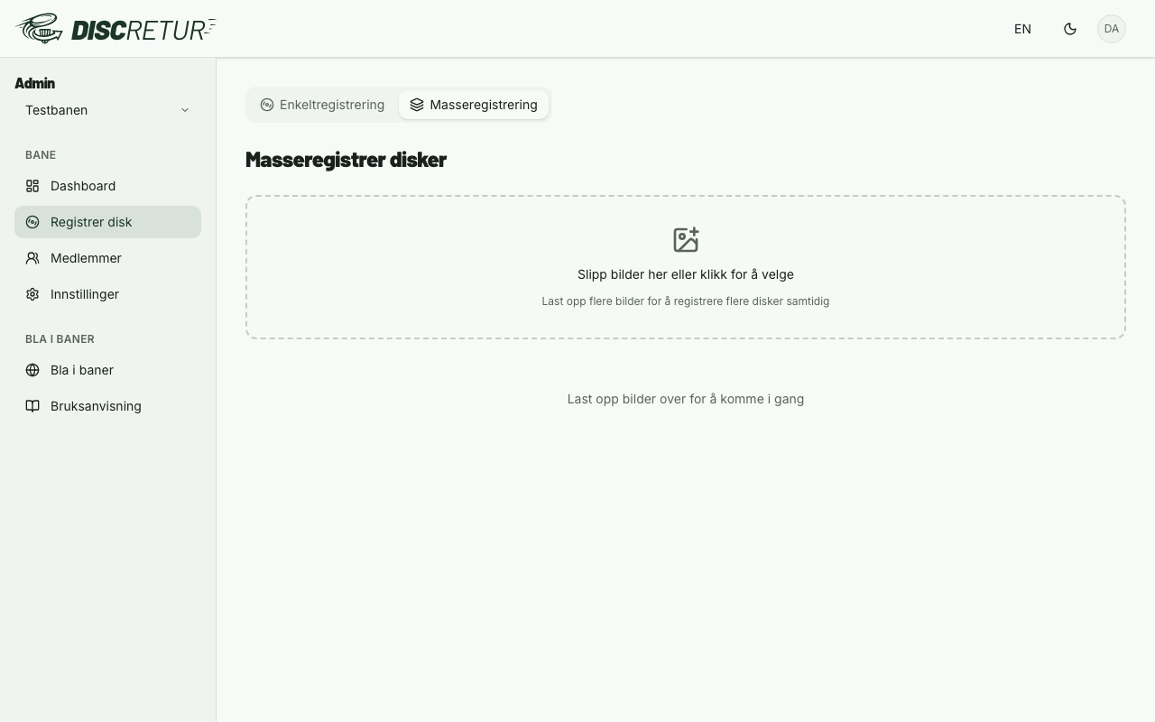 Bulk-modus, der du slipper bildene for å komme i gang